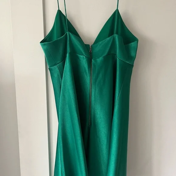 Alice + Olivia BRAND NEW WITH TAGS Julietta Satin Mini Slip Dress - Picture 4 of 5